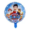 Nuevo Perro Patrulla Wangwang Mano Alienígena Palo Globo de Película de Aluminio Juguete de Cumpleaños Infantil Decoración de Fiesta