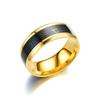 Anillos de Temperatura de Acero Inoxidable de Venta Caliente Europeos y Americanos, Anillos de Pareja de Acero de Titanio que Cambian de Color Sensibles a la Temperatura Inteligentes para la Temperatura Corporal Transfronterizos, Modelos de Pareja al Por Mayor