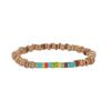 Pulseira simples de miçangas de madeira turquesa transfronteiriça moda masculina versátil de alta qualidade pulseira de miçangas de casca de coco joias masculinas