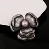 Broches de Liga Retro Populares Transfronteiriços, Acessórios de Roupa de Luxo Leve, Pins para Venda por Atacado, Joias, Broches