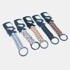 Hebilla Especial de Agente de Supervivencia Pedernal Hebilla Tejida de Forma Especial Llavero Camping Multifuncional Paracord Llavero de Colgado Rápido Accesorios
