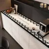 Mesa de Entrada de Lujo Ligero y Gama Alta, Tapete para Mesa, Mesa Lateral, Zapatero, Protector Anti-Suciedad para Gabinete de Vino, Protector de Mesa para TV