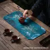Alfombrilla Aislante Térmico Premium Estilo Chino para Ceremonia del Té Seco, Alfombrilla de Té Zen Impermeable de Tela, Mantel Individual, Posavasos, Mesa de Té, Ceremonia del Té