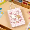 Bolsa de Regalo Sanrio Personalizada Bolsa Tote de Dibujos Animados Kuromi Bolsa de Empaque para Cumpleaños de Jardín de Infancia Empaque para Papelería y Accesorios