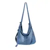 Versión Coreana Transfronteriza Nuevo 2026 Bolso de Mezclilla para Mujer, Fresco y de Moda, Bolso de Hombro Sencillo para Jóvenes Artísticos, Bolso Cruzado
