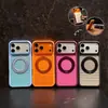Adecuado para iPhone 18 Pro Max, funda de teléfono con soporte magnético de acabado mate, cubierta protectora con patrón de fibra de carbono para Apple 17