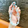 Cadena para Teléfono con Cuentas de Panda Llavero Colgante Encanto Linda para Mochila Accesorio de Llavero de Coche Pequeño Regalo Venta al por Mayor