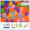 Blocos de Construção Flor de Ameixa para Crianças Quebra-Cabeça 3D 2,9cm Brinquedos para Bebê Peças de Floco de Neve Alunos do Ensino Fundamental Brinquedos Populares Venda por Atacado