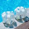 En Stock Mayorista Engrosado Inflable Macarrón Mangas de Agua Adulto Doble Airbag Flotador de Natación Anillo para Brazos Flotador Infantil Transfronterizo