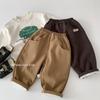 Pantalones Casuales Todo en Uno de Terciopelo para Niños con Forro Polar Ropa de Otoño e Invierno 202 Estilos de Pantalones Suaves para Niños y Pantalones Estilo Ropa Exterior para Niñas