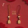 Tienda de oro Jin Yan con cordón para teléfono móvil con señal de ping-an de oro arena, exquisito colgante de cadena corta para teléfono móvil este año