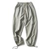 Vestido de Verano del Sur 2021 Pantalones Deportivos de Primavera para Hombre Marca Básica de Moda Japonesa Sueltos Casuales Color Sólido Cordón Tobilleros para Hombre
