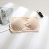 Ropa interior de una pieza sin tirantes transfronteriza para mujer, sujetador de pecho, sin tirantes, de una sola palabra, para estudiantes, interior, anti-movimiento, realce, antideslizante, espalda bonita