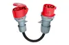 Conector Plugue e Tomada Industrial Ip44 Montado em Superfície e Embutido Tomada de Aviação à Prova d'Água 3 Pinos 4 Pinos 5 Pinos 16A/32