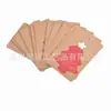 Etiqueta de papel kraft vintage ZAKKA Feliz Navidad sombrero de Navidad árbol de Navidad copo de nieve tarjeta