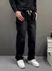 2026 Nuevos Jeans para Hombre Otoño Estilo Americano Marca de Moda Callejera Moda Urbana Pantalones Casuales de Pierna Ancha Sueltos Rectos para Hombre Primavera y Otoño