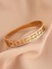 Pulsera de Titanio para Mujer Europea y Americana Oro Rosa de 18k Acero Inoxidable Pulsera Ins Pulsera Estilo Estudiante Mori Elegante Tendencia