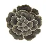 Alfombrilla de Escritorio Aislante Térmico con Estampado Floral de Primavera, PVC Dorado Estampado, Impermeable, Alfombrilla Decorativa de Escritorio Estilo Ins de Gama Alta, Manteles Individuales, Manteles para Tazones