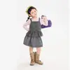 Ropa para niños Nuomi Wanzi, top tipo camisola para niñas, estilo otoño, dulce estilo universitario, chaleco versátil para capas para niños
