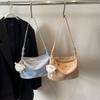 Diseño de Nicho Ligero 2024 Bolsas Nuevas Corea del Sur Mismo Estilo Ins Bolso Pequeño de Hombro Cruzado tipo Dumpling para Mujer