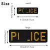Velcro Transfronterizo Grande Personal de Seguridad Inglés Parche de Tela Bordado Insignia Decorativa Trasera Parche Transfronterizo