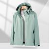 Chaqueta de Trabajo Impermeable y Resistente al Desgaste, Cortavientos Casual para Otoño e Invierno, Unisex, de Longitud Media, Corte Holgado
