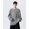 Nuevo Estilo Otoño 2026 Americano Relajado Holgado Manga Larga Casual - 280G Moda Capa Interior Manga Larga Camiseta Tendencia
