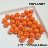 Cuentas Redondas Pequeñas Chapadas 10 mm Cuentas para DIY Accesorios Brillantes Hechos a Mano Material de Cuentas Aretes Pulsera Collar Joyería