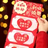Novos Envelopes Vermelhos Criativos Surpresa Dobráveis e Expansíveis Estilo Chinês para Recém-Casados Felizes, Filho, Filha, Presente de Casamento