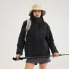 Chaqueta de Trekking Tres en Uno Estilo Bo Tong para Hombres y Mujeres con Forro Polar Resistente al Viento Impermeable Ropa para Exteriores Entrada al Tíbet Ropa de Montañismo Chaqueta Softshell