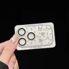 Adequado para Apple 17P/17PM/18P/18PM: um protetor de lente de câmera de alta qualidade e design exclusivo apresentando um motivo de borboleta e coração com strass