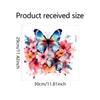 VA-F084 Acuarela Flor Mariposa Hogar Dormitorio Pasillo Sala de estar Fondo Decoración Pegatina de Pared Autoadhesiva Venta al por mayor Transfronteriza