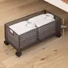 Caja de almacenamiento para uso doméstico, armario tipo cajonera con ruedas, armario de almacenamiento para ropa, pantalones y juguetes, caja organizadora