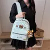 Mochila, Bolso de Mano y Bolso de Hombro Nuevo, Elegante y Versátil con Estampado de Osos de Puntos para Uso Diario, Bolso Escolar de Gran Capacidad