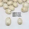 Shouyuan Granel Fruta de Cinco Ojos Azufaifa Ácida Cuentas Ovaladas DIY Enhebrado de Cuentas Accesorios Wengwan Cuentas Budistas