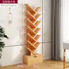 Prateleira pequena em forma de árvore estante de chão armário de quarto rack de armazenamento de sala de estar casa multi-camadas criativa estreita estante