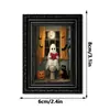 Mzct621-661 Amazon Halloween Venta Caliente Divertido y Creativo Marco de Fotos de Madera 3D Pegatina para Refrigerador Pegatina de Decoración para el Hogar