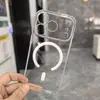 [Carcasa Dura para PC] Adecuada para Funda de Teléfono Magnética Transparente Apple 18Promax, Anti-Rayones, Anti-Amarilleo 17Pro