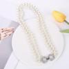 Cadena Larga de Suéter Multicapa Versátil para Mujer Estilo Pequeño Fragante Accesorios para Ropa de Cheongsam Collar de Perlas Personalizado por el Fabricante Imitación de Cristal
