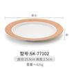 Prato de cor sob esmalte prato ocidental prato de churrasco prato de bife atacado louça de melamina prato raso prato raso prato imitação de porcelana comercial