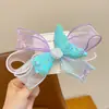 Horquilla de lazo para niña, accesorio para el cabello, cinta de princesa sirena Aisha, horquilla para el cabello, manos de niña pequeña