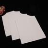 Em estoque papelão branco com canto de perfuração A4 papelão para roupas embalagem de camiseta papelão branco papelão atacado 250g a 450g