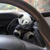 Decoração de Interior de Carro Enfeites Boneco Panda Novo Pisca-pisca Limpador Figurine para Mulheres