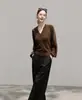 Nuevo Conjunto de Dos Piezas Otoñal Francés Elegante con Textura, Chaleco con Botones y Prendas de Abrigo Casual para Mujer