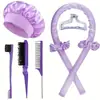 Herramientas de Peluquería Cepillo para Mechas Peine Juego de Tres Piezas Peine Redondo para Peinar Cepillo de Cejas a la Moda Peine de Nylon Resistente al Desgaste y Duradero