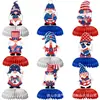 Artigos de Festa para o Dia da Independência Americana Decorações, Decorações de Mesa em Favo de Mel para o Dia Nacional, Fabricante de Personalização de Layout de Local