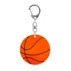 Llavero acrílico popular 2D plano transfronterizo de fútbol, baloncesto, tenis, béisbol, voleibol, estilo casual para parejas y colegas