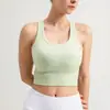 Colete de Yoga Feminino, Sem Costura com Bojos, Colete Esportivo Tudo-em-Um, Nylon e Elastano de Alta Elasticidade, Design das Costas Fino e Bonito, Adequado para Roupas de Exterior, Roupa Íntima Fitness