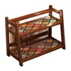 Estantería de escritorio, estante de almacenamiento, librero pequeño para el hogar, estante de exhibición de múltiples niveles para ventana de rincón, estante de almacenamiento para escritorio de oficina