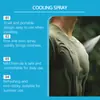 Jaysuing Spray Refrescante Verano Ropa Exterior Refrescante Frío No Pegajoso Spray Enfriador Físico